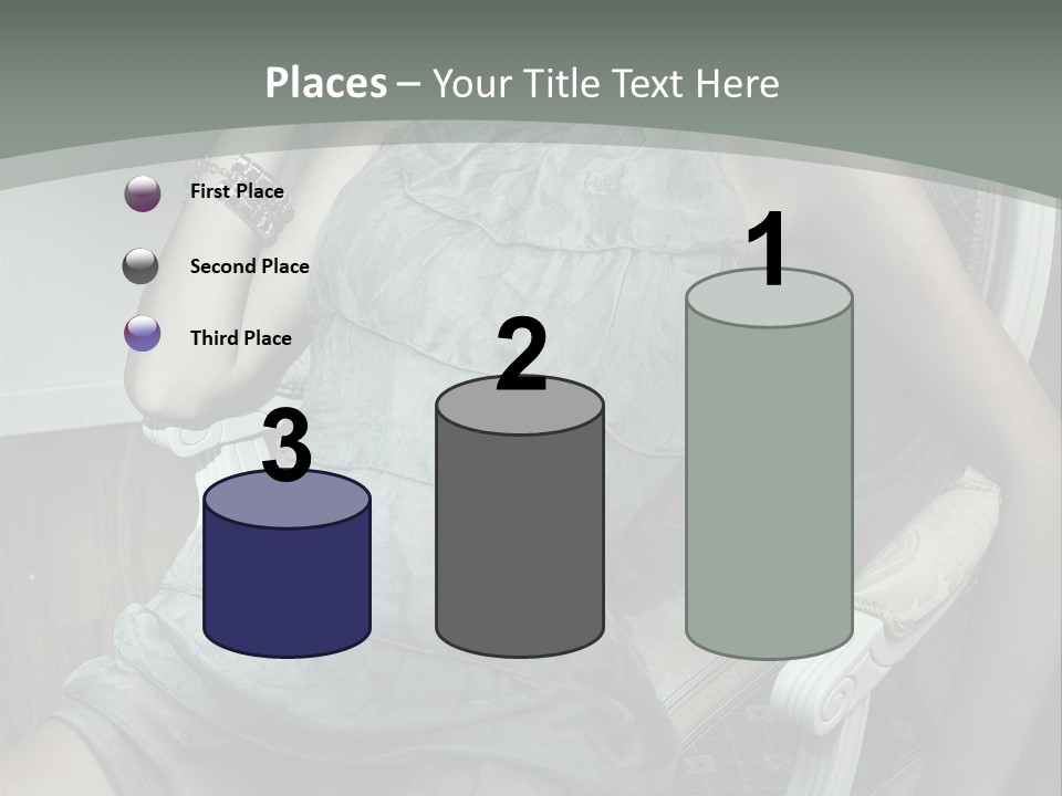 Expression Woman Model PowerPoint Template