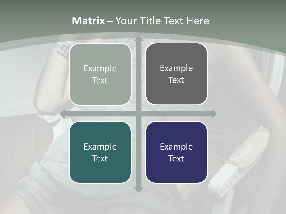 Expression Woman Model PowerPoint Template