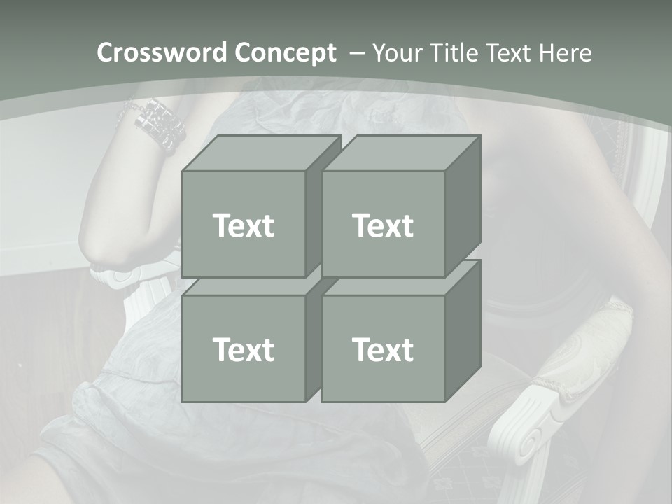 Expression Woman Model PowerPoint Template