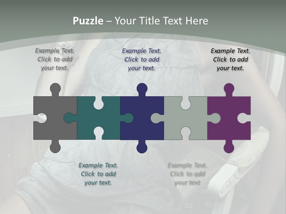 Expression Woman Model PowerPoint Template