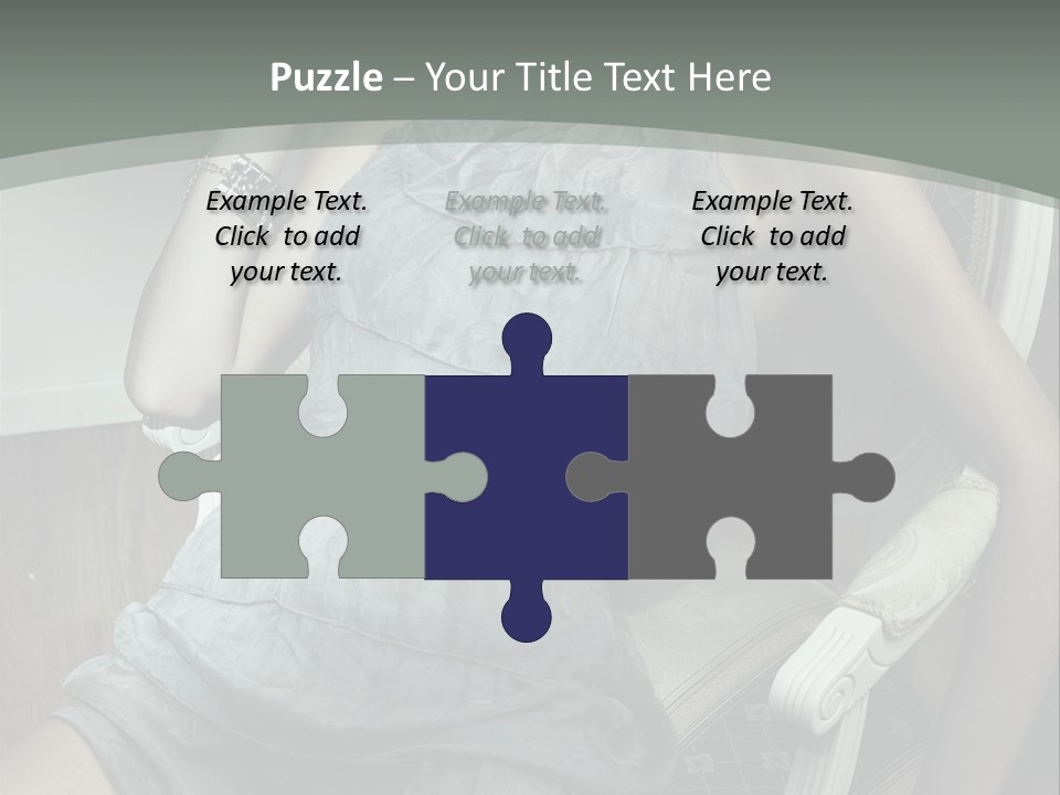 Expression Woman Model PowerPoint Template