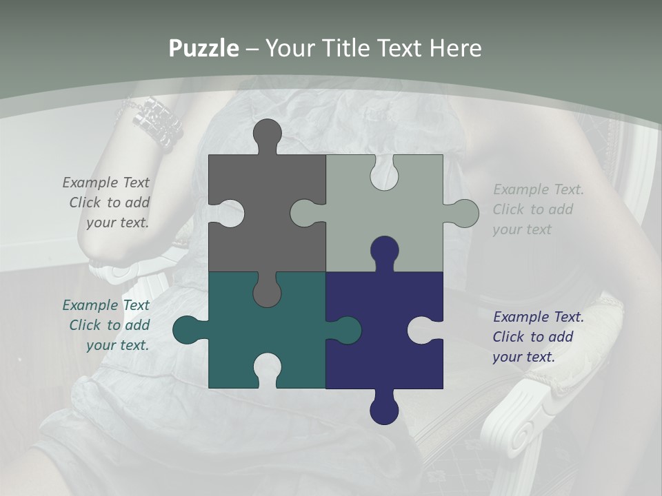 Expression Woman Model PowerPoint Template