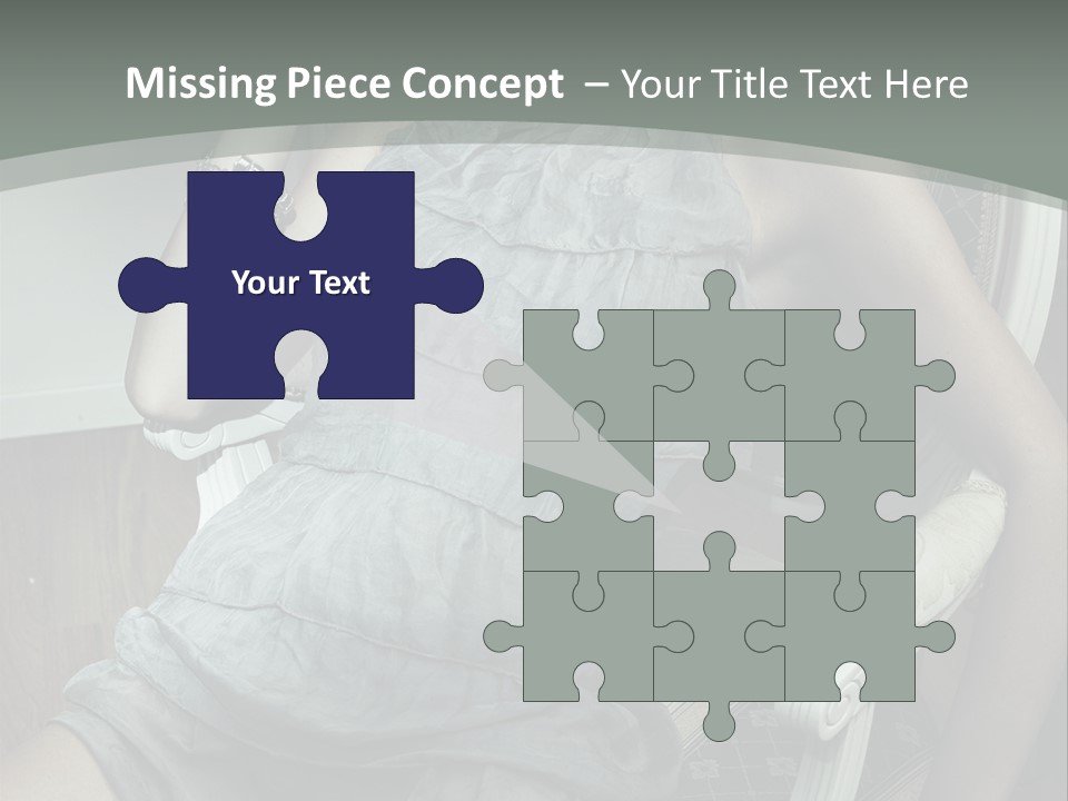 Expression Woman Model PowerPoint Template