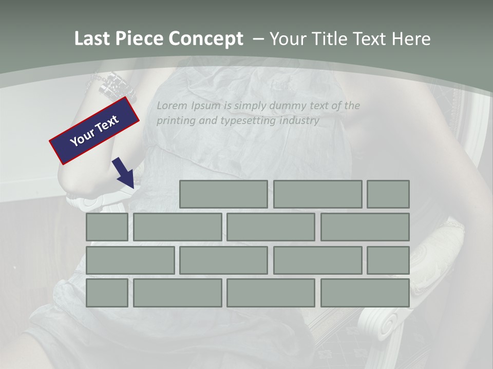 Expression Woman Model PowerPoint Template