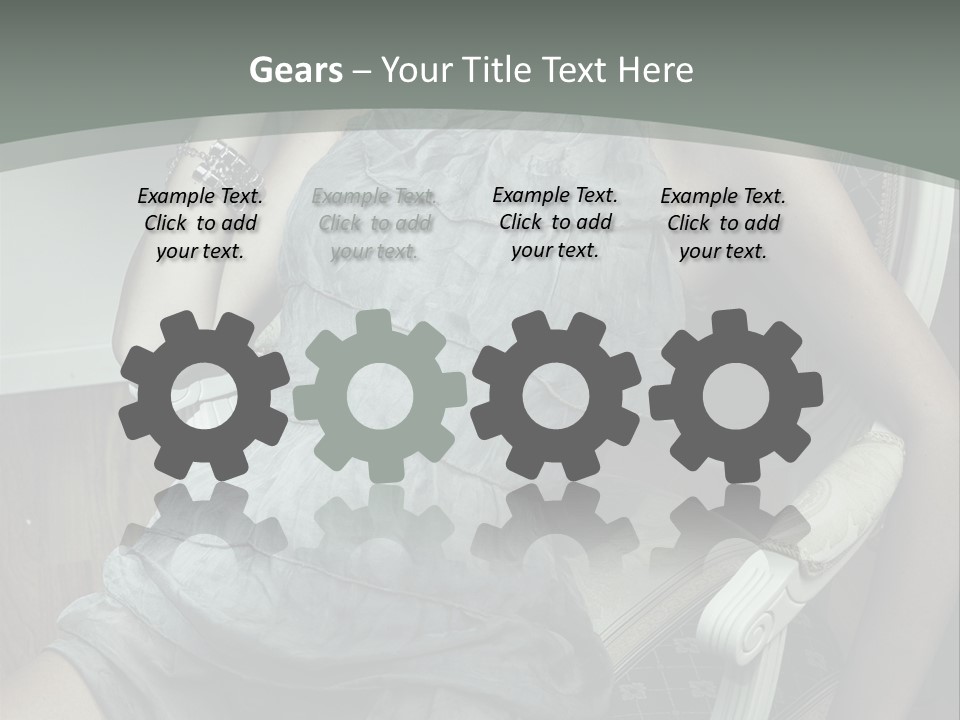 Expression Woman Model PowerPoint Template