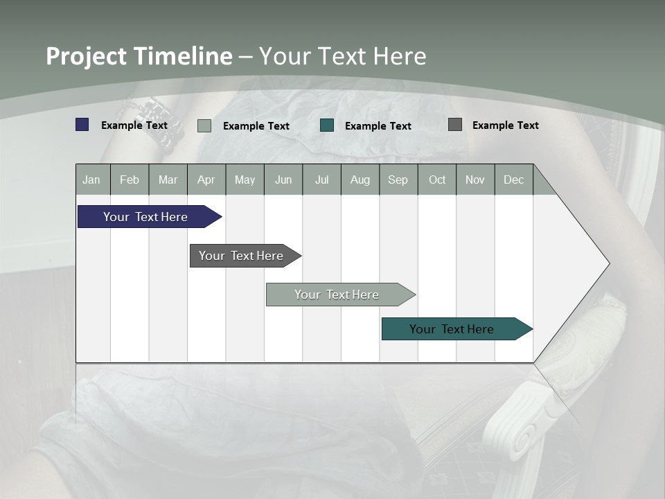 Expression Woman Model PowerPoint Template