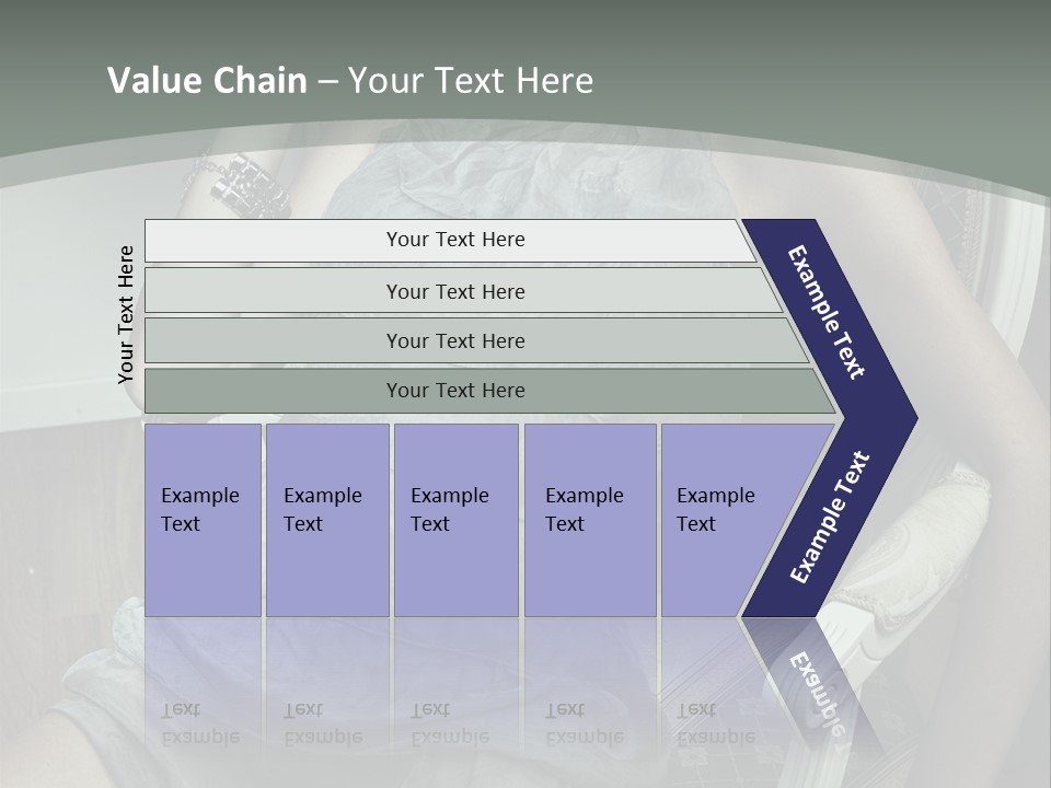Expression Woman Model PowerPoint Template