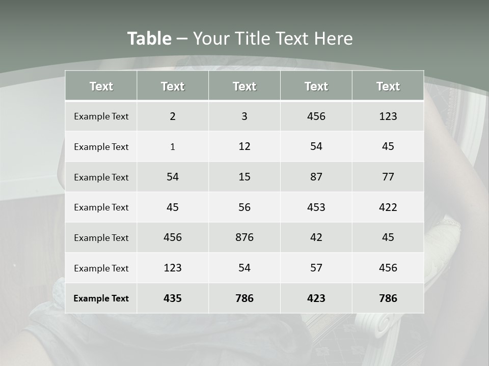 Expression Woman Model PowerPoint Template