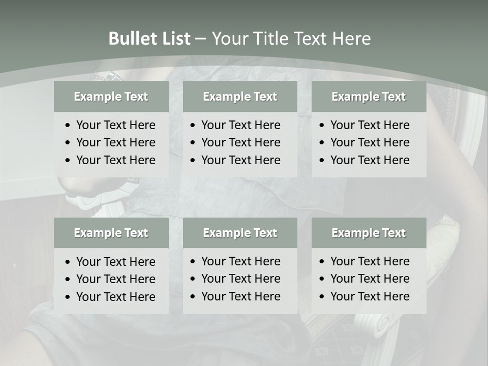 Expression Woman Model PowerPoint Template