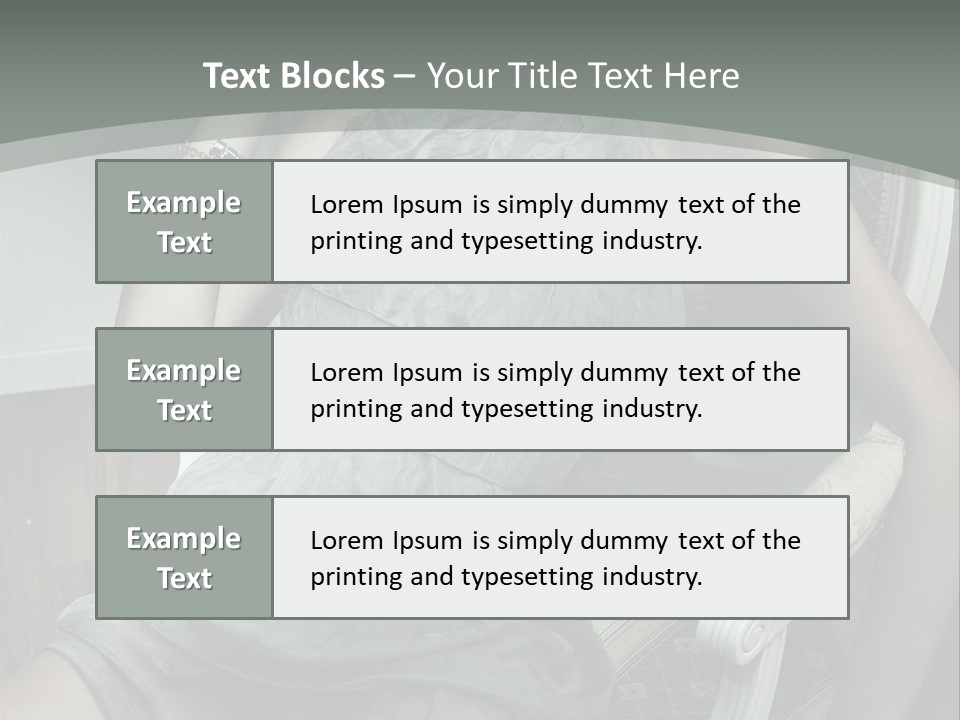 Expression Woman Model PowerPoint Template