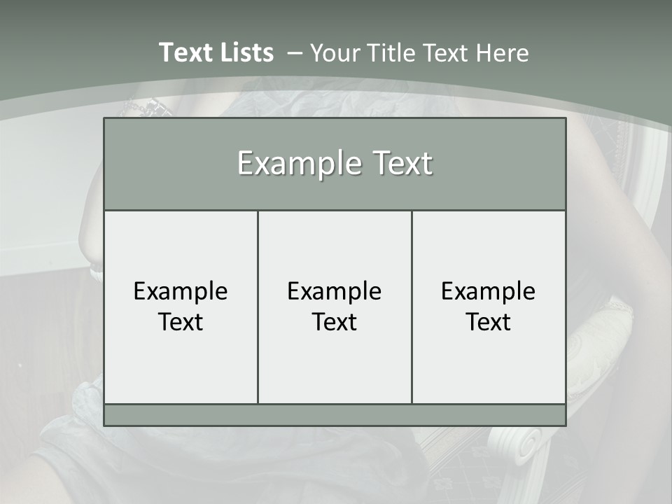 Expression Woman Model PowerPoint Template