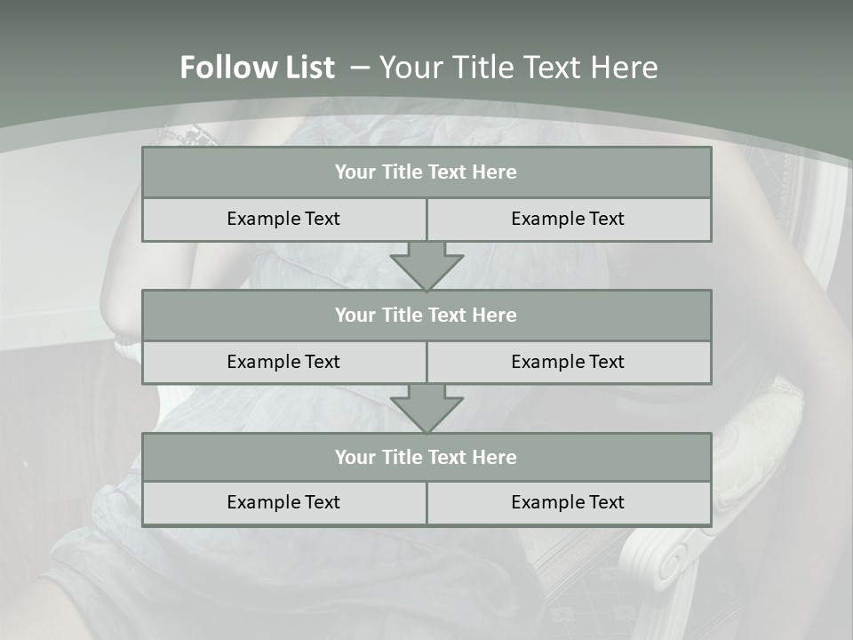 Expression Woman Model PowerPoint Template