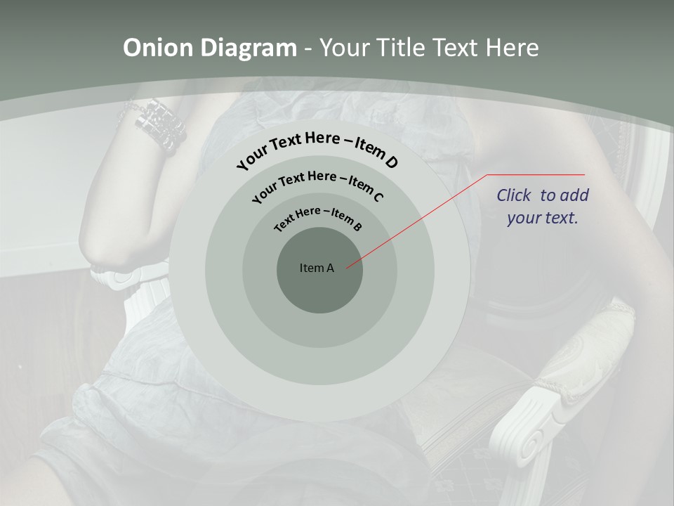 Expression Woman Model PowerPoint Template