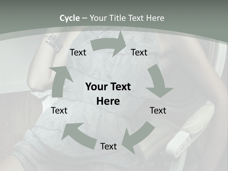 Expression Woman Model PowerPoint Template