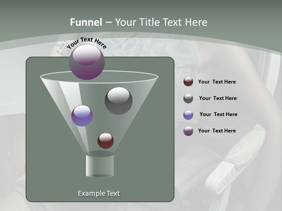 Expression Woman Model PowerPoint Template