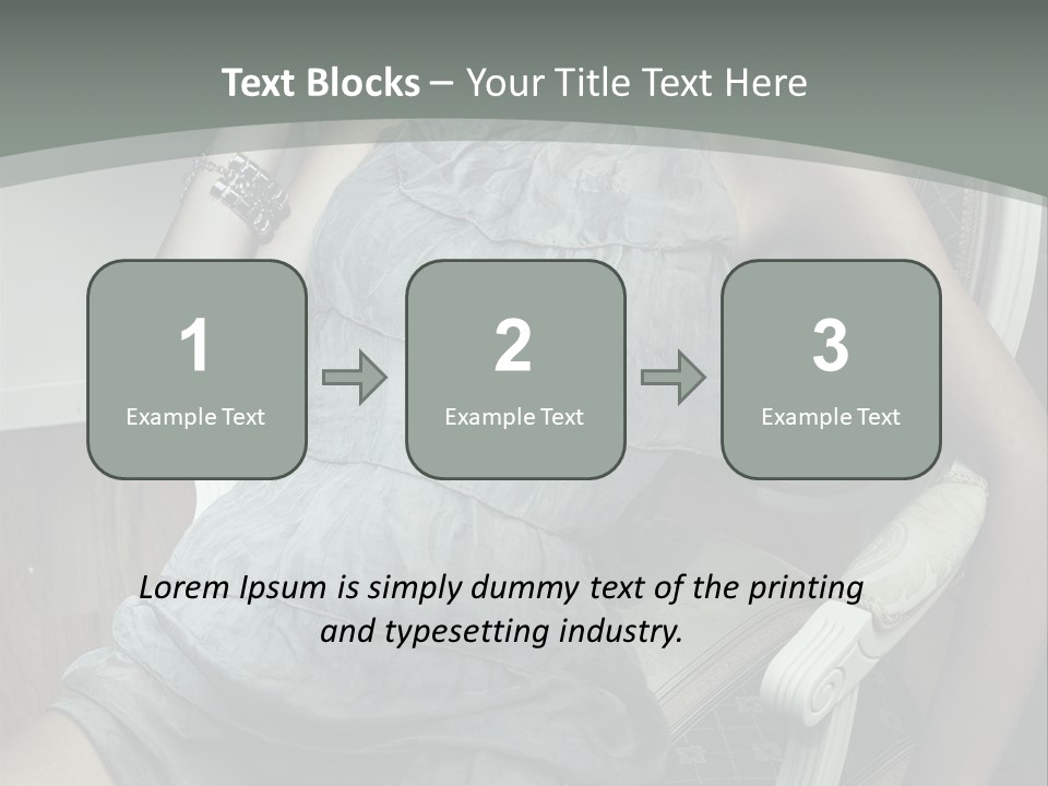 Expression Woman Model PowerPoint Template