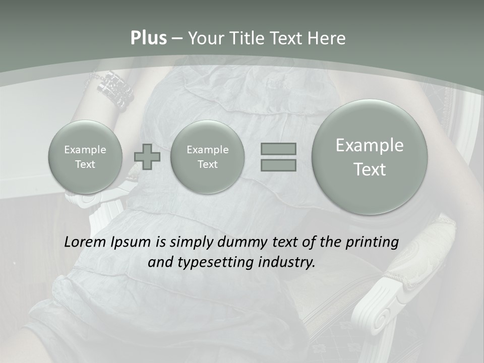 Expression Woman Model PowerPoint Template