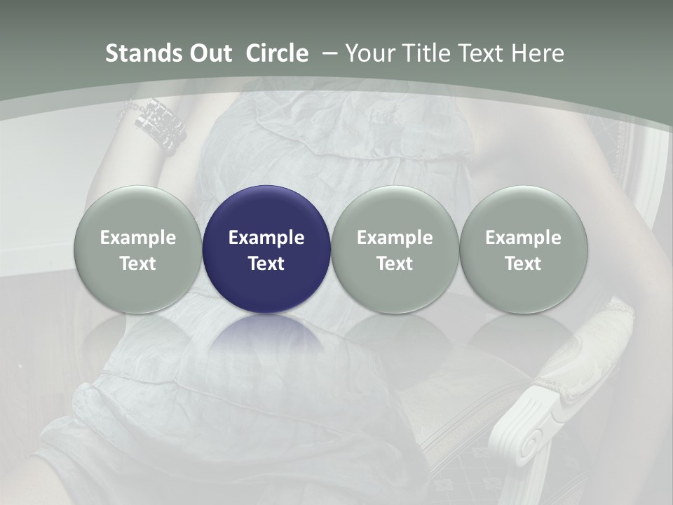 Expression Woman Model PowerPoint Template