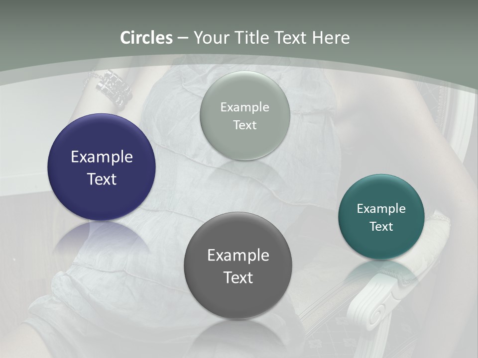 Expression Woman Model PowerPoint Template