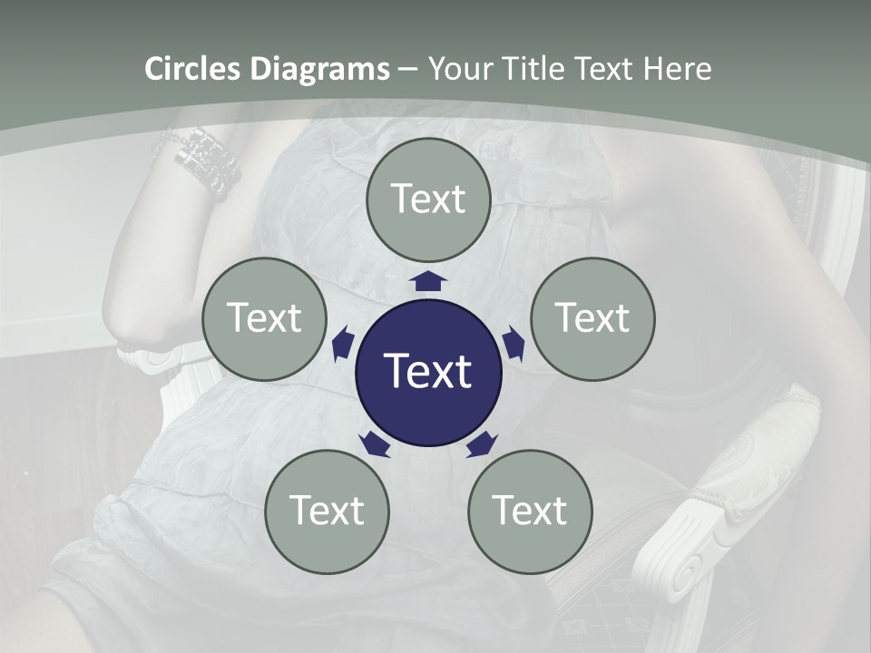 Expression Woman Model PowerPoint Template