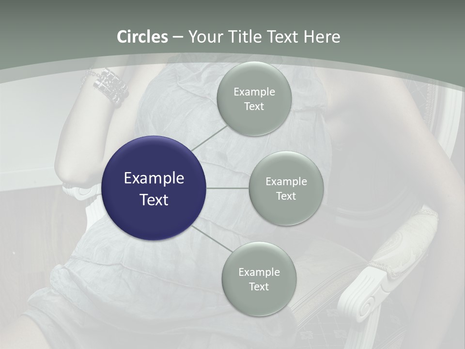 Expression Woman Model PowerPoint Template