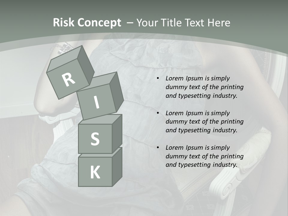 Expression Woman Model PowerPoint Template