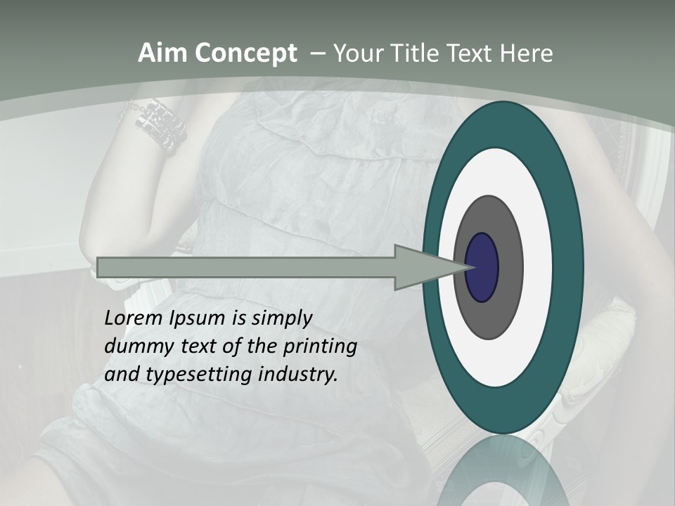 Expression Woman Model PowerPoint Template