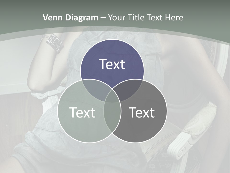 Expression Woman Model PowerPoint Template