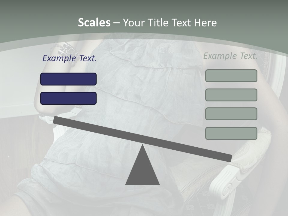 Expression Woman Model PowerPoint Template