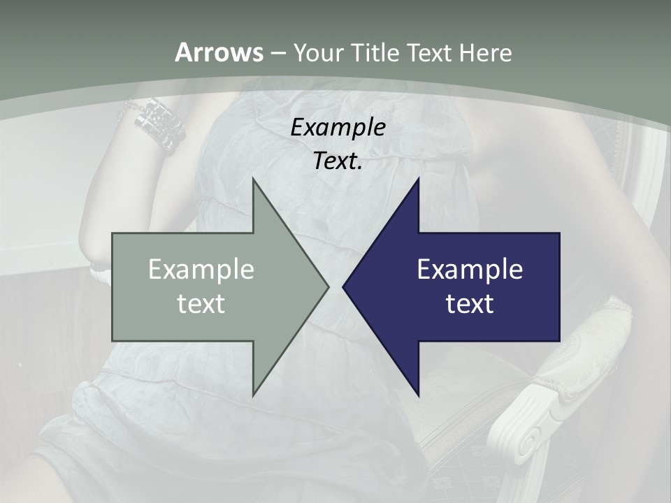 Expression Woman Model PowerPoint Template