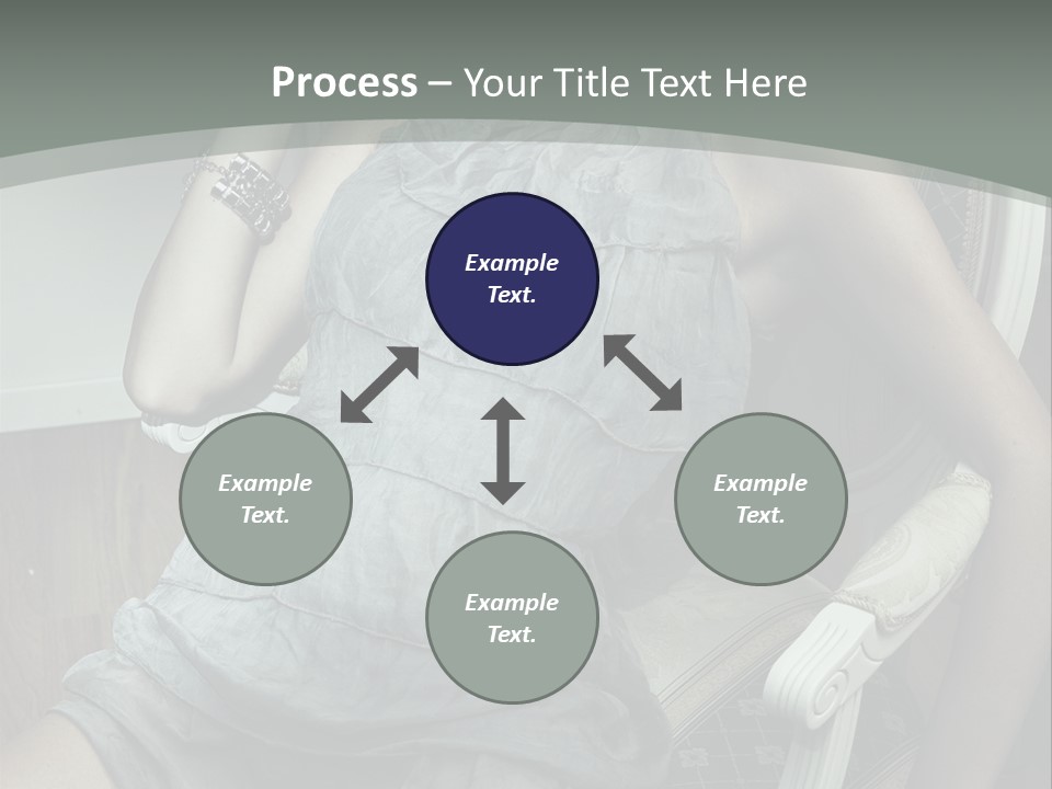 Expression Woman Model PowerPoint Template