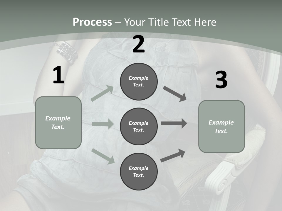 Expression Woman Model PowerPoint Template