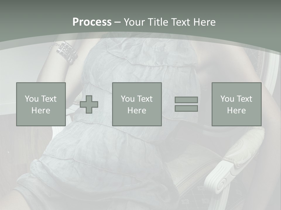 Expression Woman Model PowerPoint Template