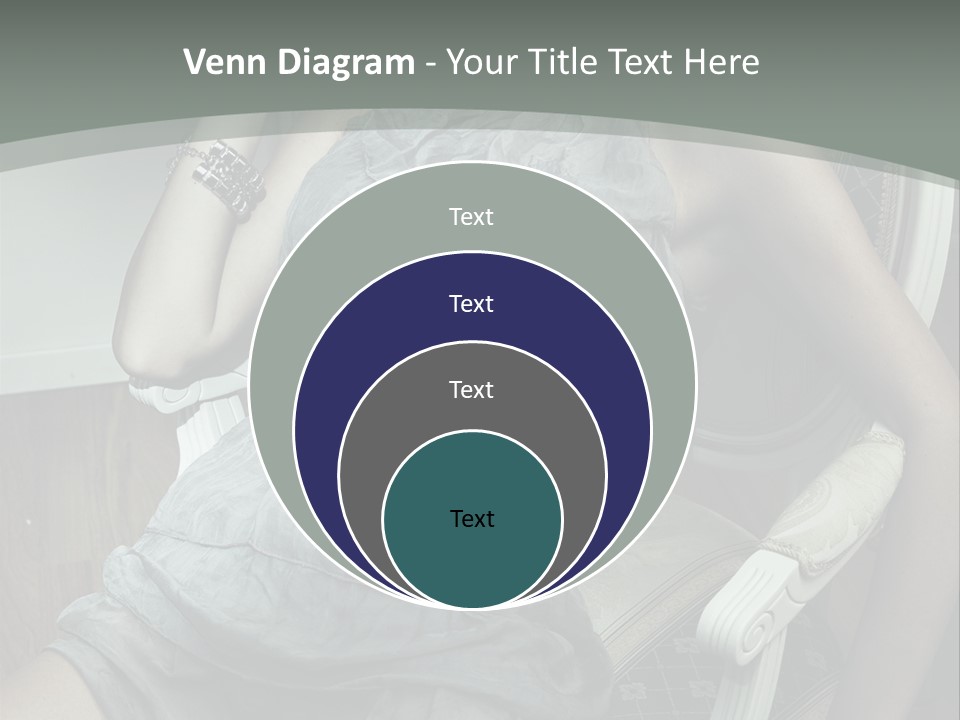 Expression Woman Model PowerPoint Template