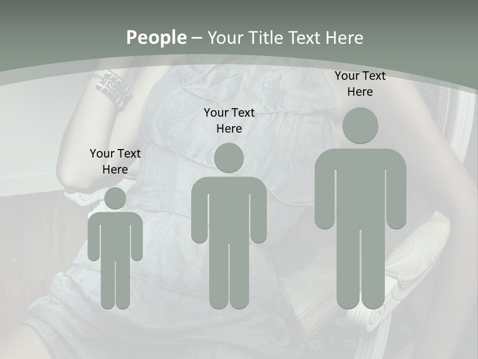 Expression Woman Model PowerPoint Template