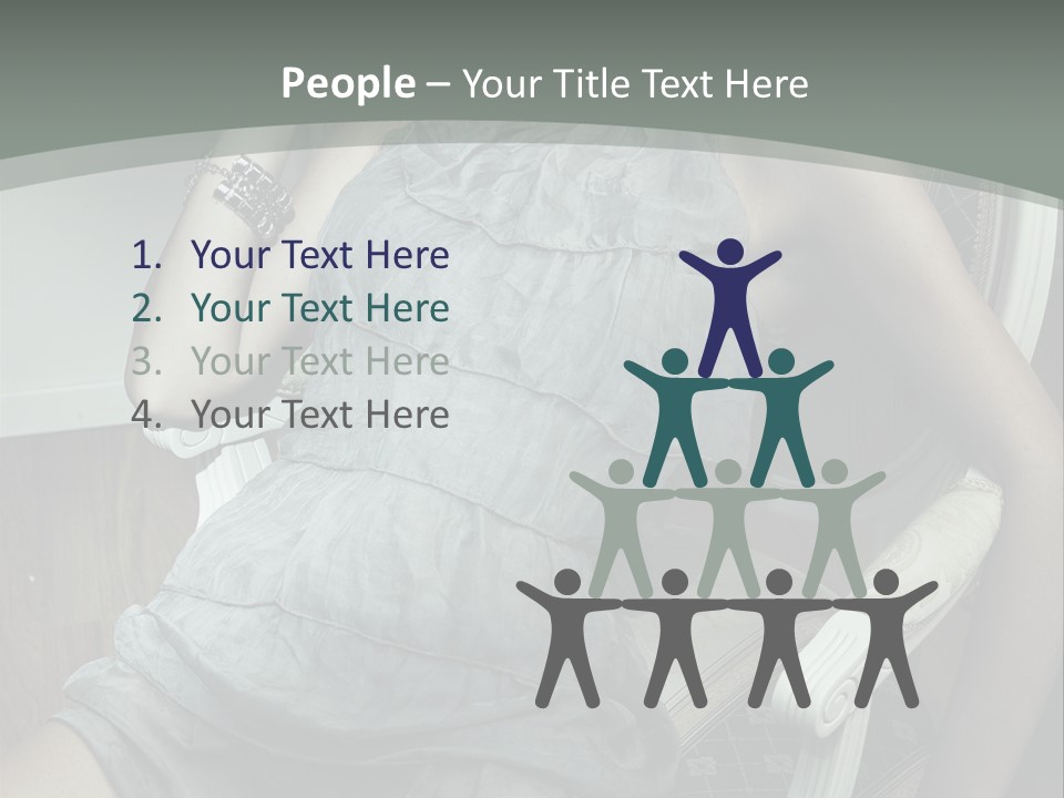 Expression Woman Model PowerPoint Template