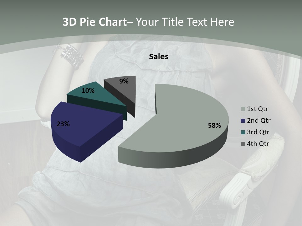 Expression Woman Model PowerPoint Template