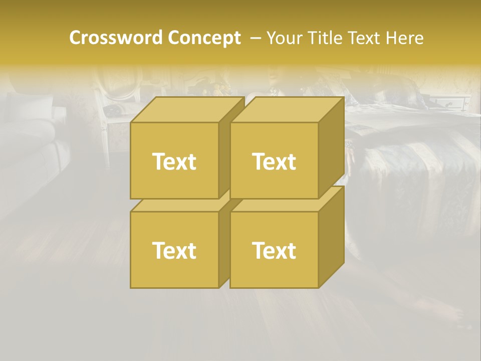 Female Armchair Lips PowerPoint Template