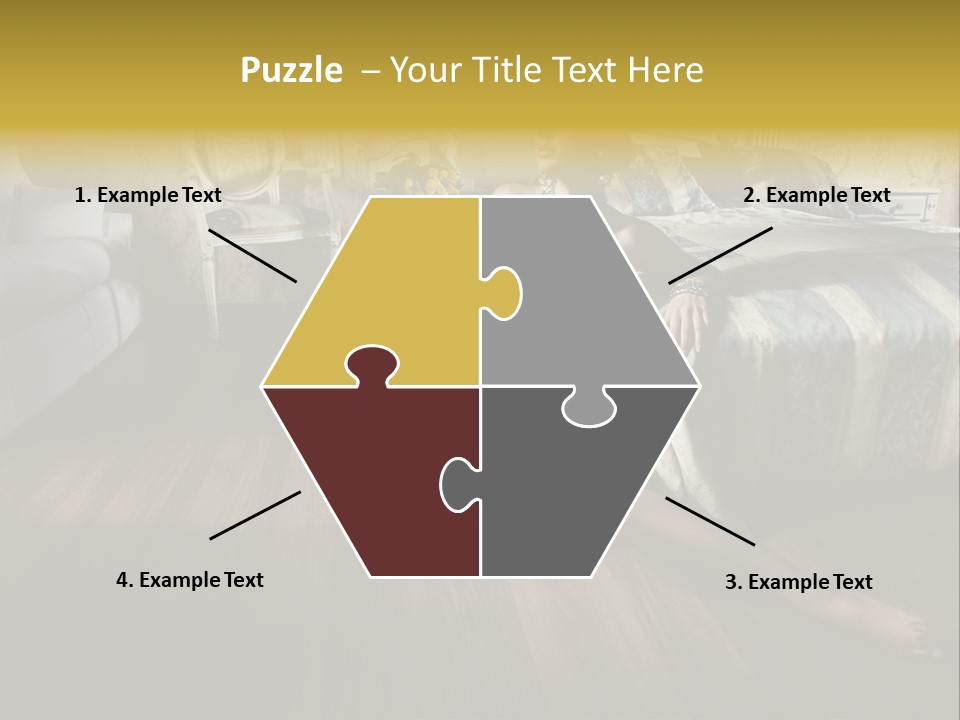 Female Armchair Lips PowerPoint Template