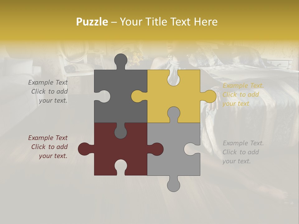 Female Armchair Lips PowerPoint Template