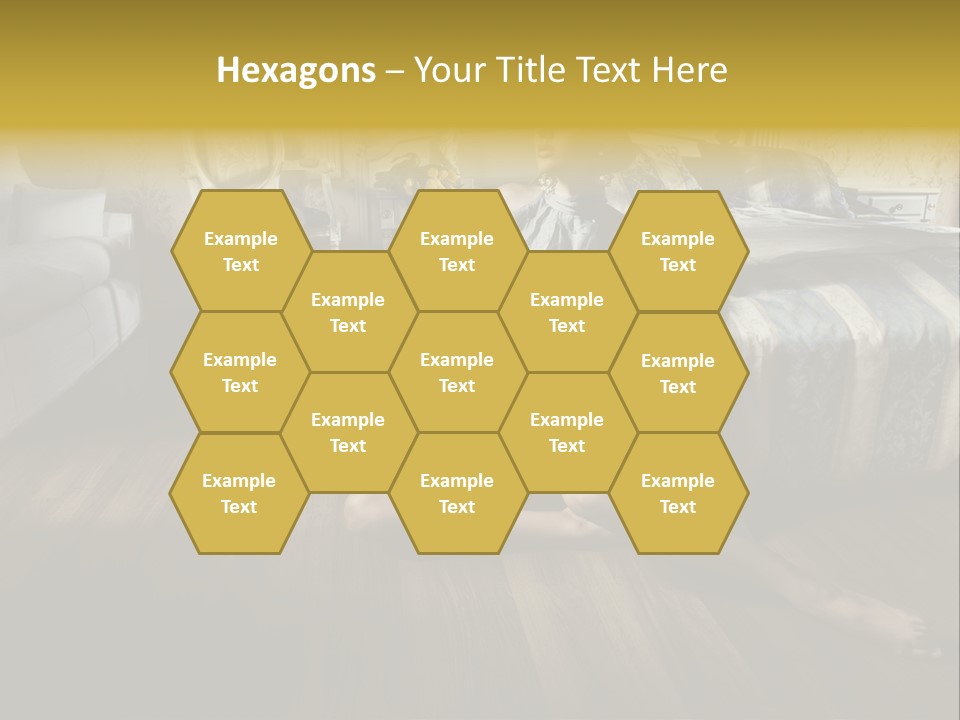 Female Armchair Lips PowerPoint Template