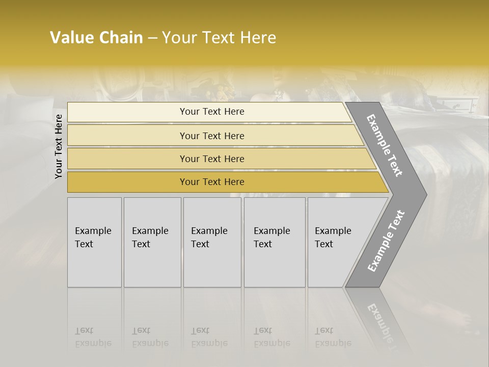 Female Armchair Lips PowerPoint Template