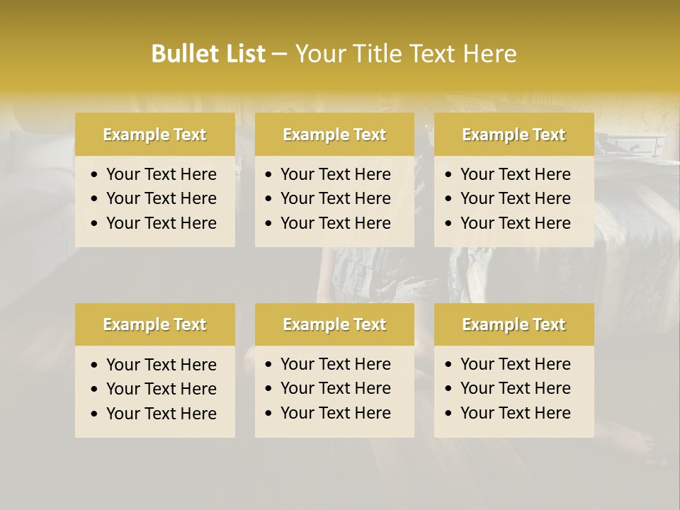 Female Armchair Lips PowerPoint Template