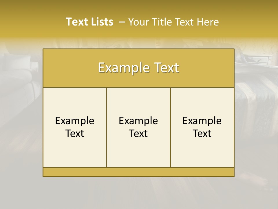 Female Armchair Lips PowerPoint Template