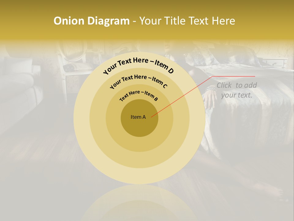 Female Armchair Lips PowerPoint Template