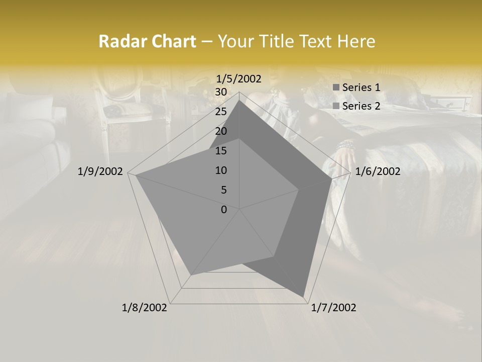 Female Armchair Lips PowerPoint Template
