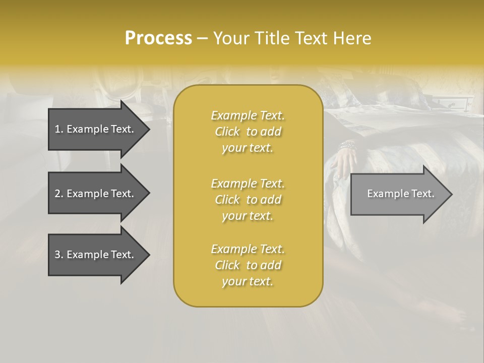 Female Armchair Lips PowerPoint Template