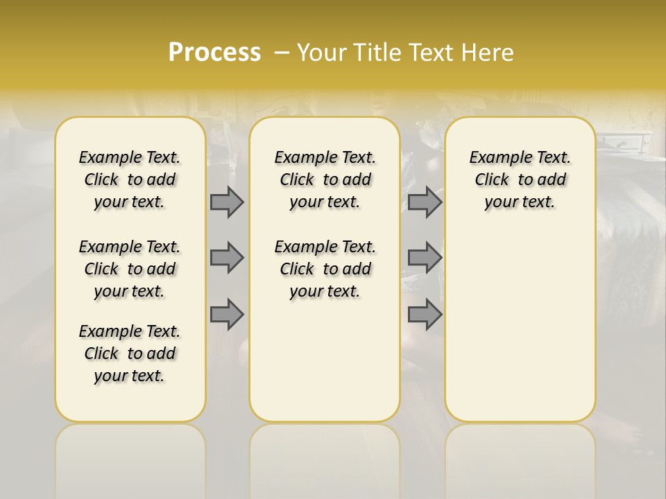 Female Armchair Lips PowerPoint Template