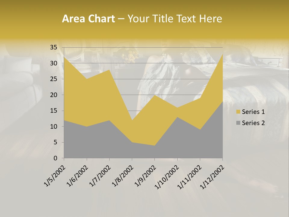 Female Armchair Lips PowerPoint Template