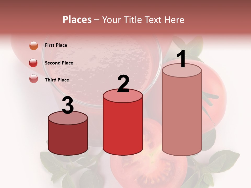 Basil Glassware Juicy PowerPoint Template